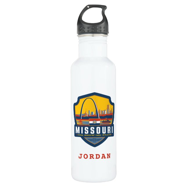 State Pride | Missouri 710 Ml Water Bottle (Front)