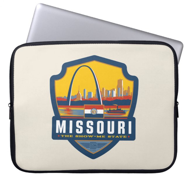 State Pride | Missouri Laptop Sleeve (Front)