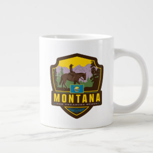 State Pride Montana Large Coffee Mug