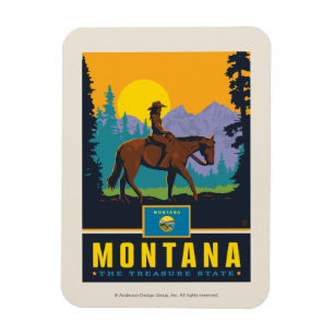 State Pride   Montana Magnet