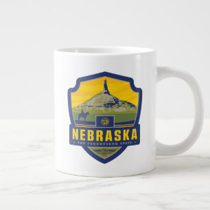 State Pride   Nebraska Large Coffee Mug