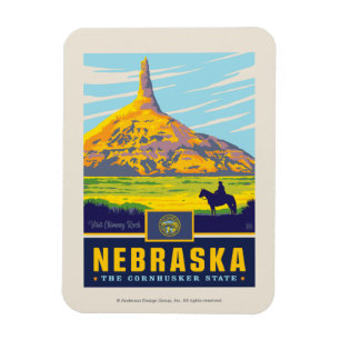 State Pride Nebraska Magnet