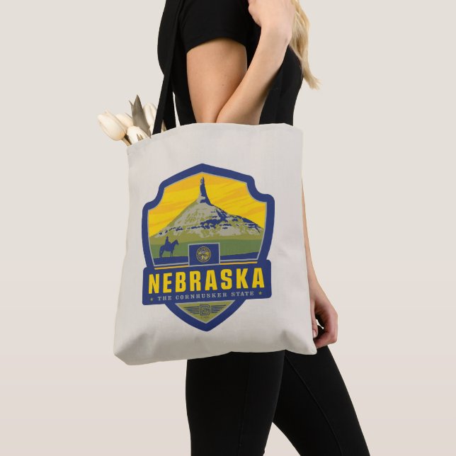 State Pride | Nebraska Tote Bag (Close Up)