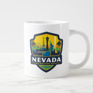 State Pride   Nevada Large Coffee Mug
