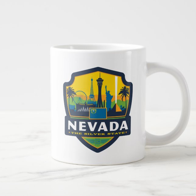 State Pride | Nevada Large Coffee Mug (Right)