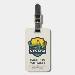 State Pride Nevada Luggage Tag