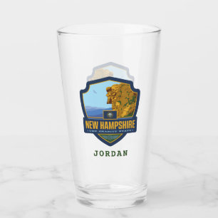 State Pride New Hampshire Glass