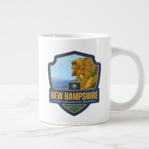 State Pride   New Hampshire Large Coffee Mug