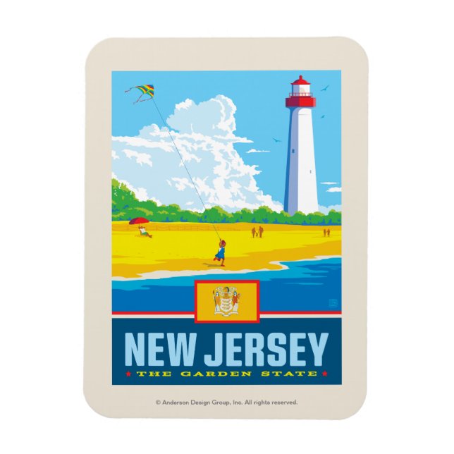 State Pride | New Jersey Magnet (Vertical)