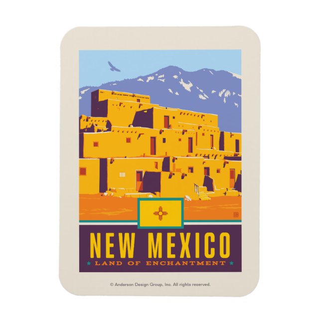 State Pride | New Mexico Magnet (Vertical)