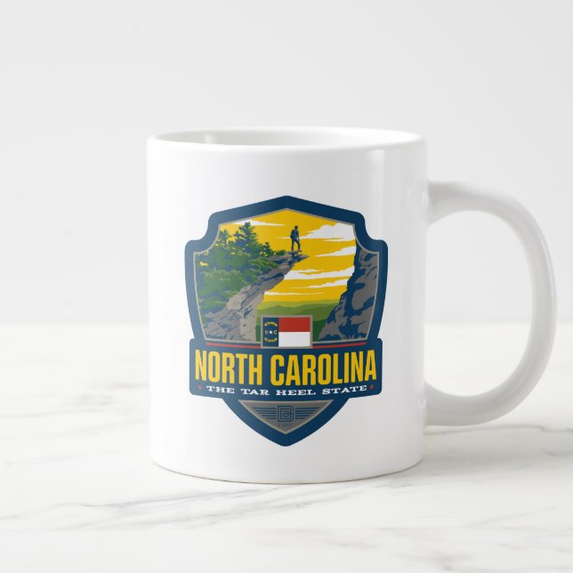 State Pride | North Carolina Large Coffee Mug (Right)