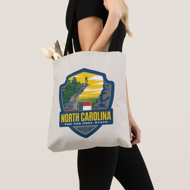 State Pride | North Carolina Tote Bag (Close Up)