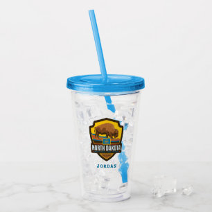 State Pride North Dakota Acrylic Tumbler