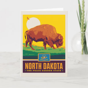 State Pride   North Dakota Card