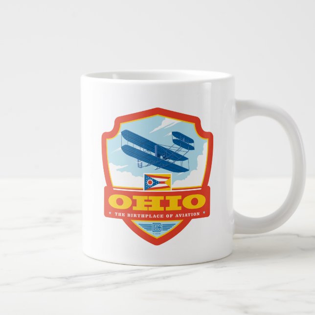 State Pride | Ohio Large Coffee Mug (Right)