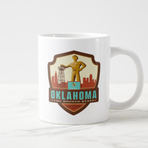 State Pride   Oklahoma Large Coffee Mug