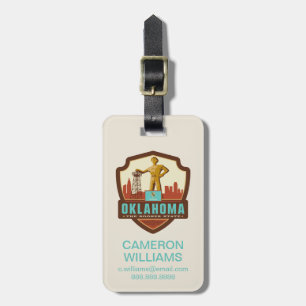 State Pride Oklahoma Luggage Tag