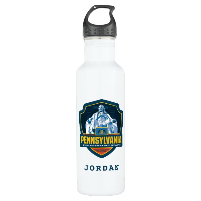 State Pride | Pennsylvania 710 Ml Water Bottle (Front)