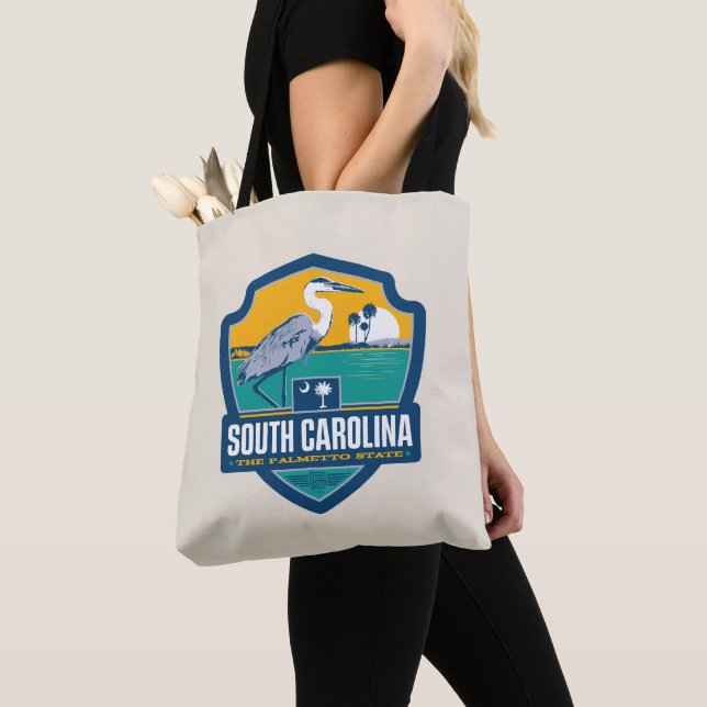 State Pride | South Carolina Tote Bag (Close Up)