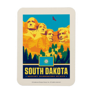 State Pride South Dakota Magnet