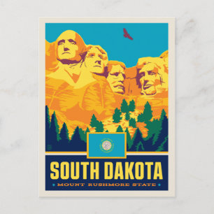 State Pride   South Dakota Postcard
