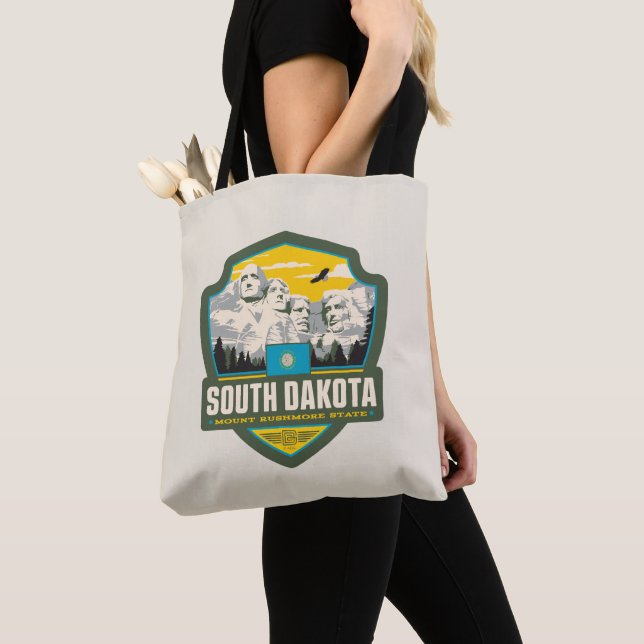 State Pride | South Dakota Tote Bag (Close Up)