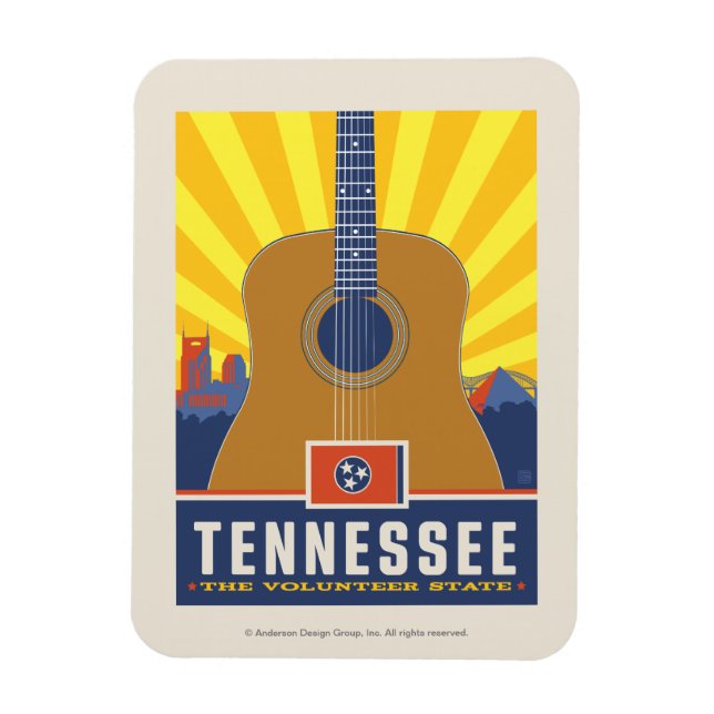 State Pride | Tennessee 2 Magnet (Vertical)