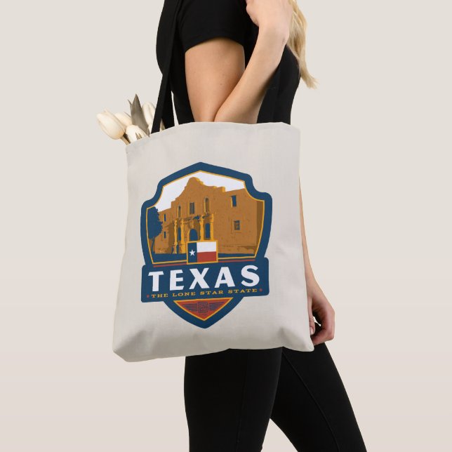 State Pride | Texas Tote Bag (Close Up)