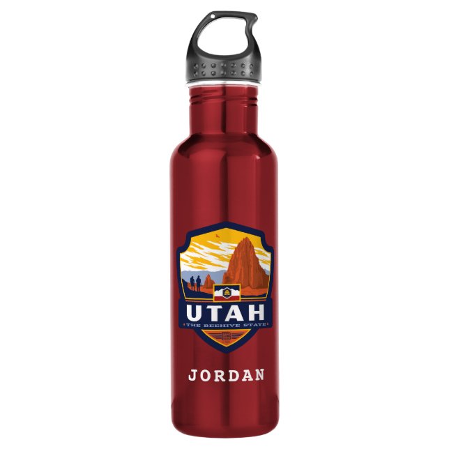 State Pride | Utah 710 Ml Water Bottle (Front)