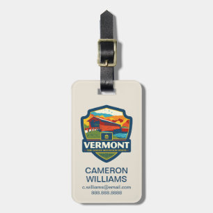 State Pride Vermont Luggage Tag