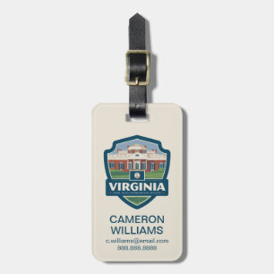 State Pride Virginia Luggage Tag