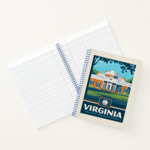 State Pride Virginia Notebook