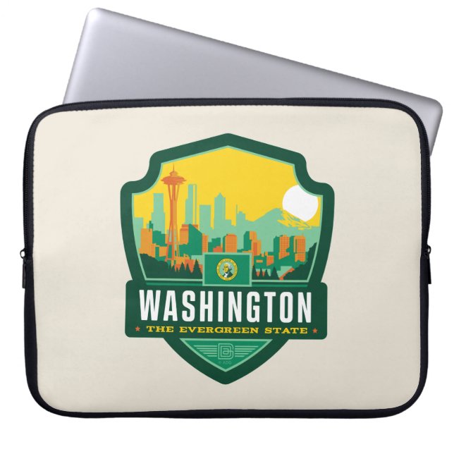 State Pride | Washington Laptop Sleeve (Front)