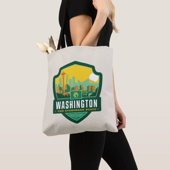 State Pride | Washington Tote Bag (Close Up)