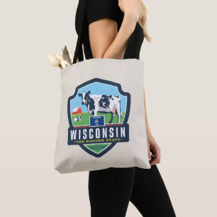State Pride   Wisconsin 2 Tote Bag