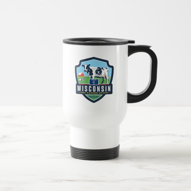 State Pride | Wisconsin 2 Travel Mug (Right)