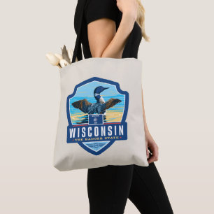 State Pride   Wisconsin Tote Bag