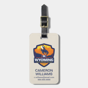 State Pride Wyoming Luggage Tag