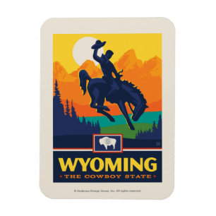 State Pride Wyoming Magnet