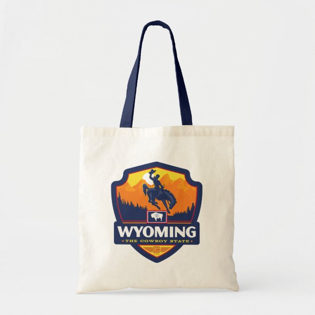 State Pride | Wyoming Tote Bag (Front)
