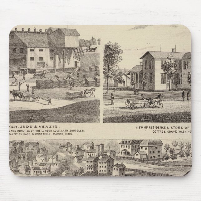 State Prison of Minnesota Mouse Mat (Front)