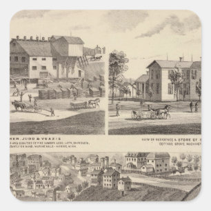 State Prison of Minnesota Square Sticker