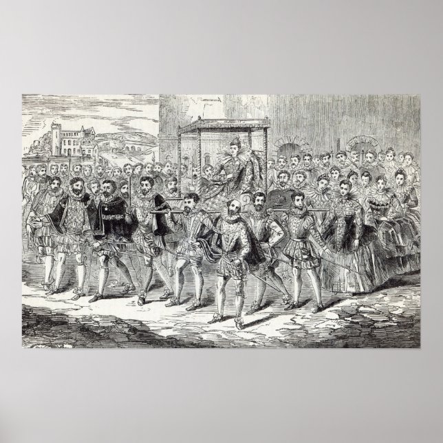 State progress of Queen Elizabeth Poster (Front)