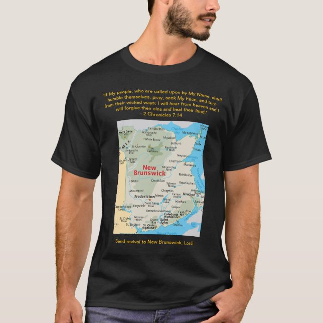 State, Province, and Territory Collection: NB T-Shirt (Front)