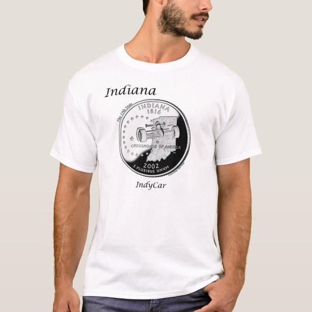State Quarter - Indiana T-Shirt (Front)