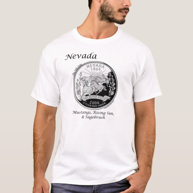 State Quarter - Nevada T-Shirt (Front)