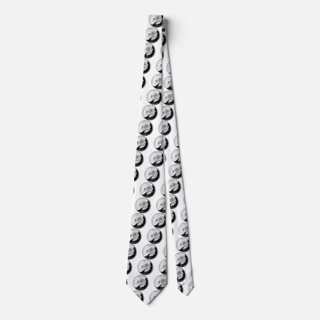 State Quarter of Indiana Reverse Side Faux Tie (Front)