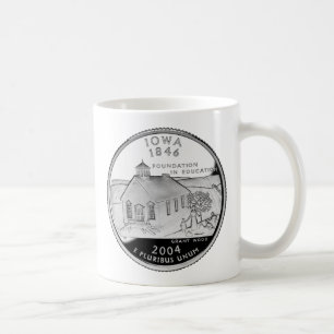 State Quarter of Iowa Reverse Side Faux Coffee Mug
