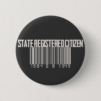 State Registered Citizen 6 Cm Round Badge