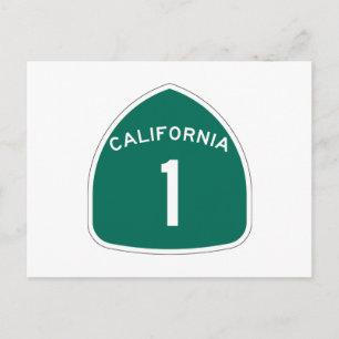 State Route 1, California, USA Postcard